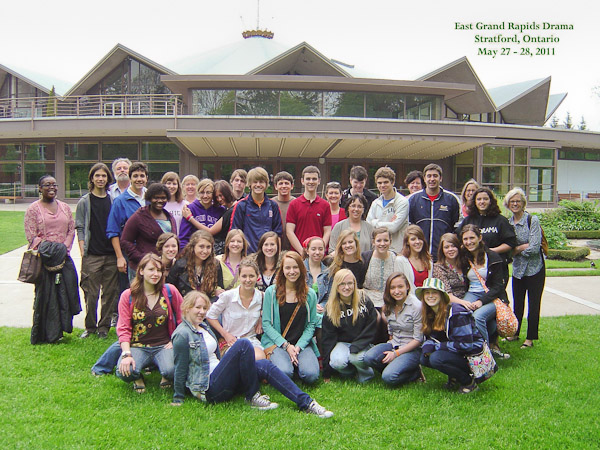 EGRHS students at Stratford Theatre Festival
